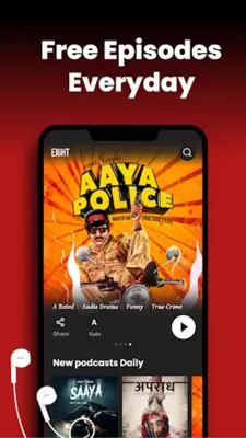 EIGHT Podcast & Audio Stories android App screenshot 4